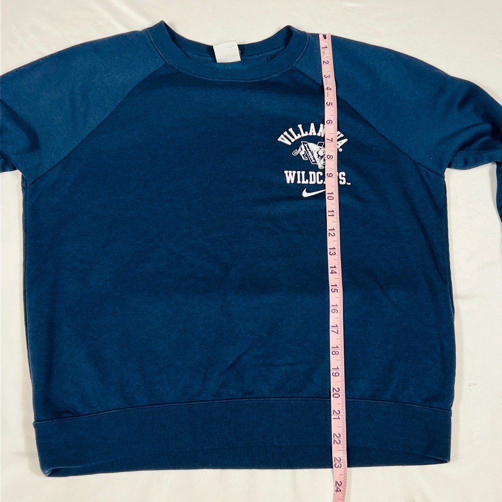 Nike Villanova Wildcats Womens Navy Blue Crewneck Sweatshirt Medium RN56323 - Picture 7 of 7